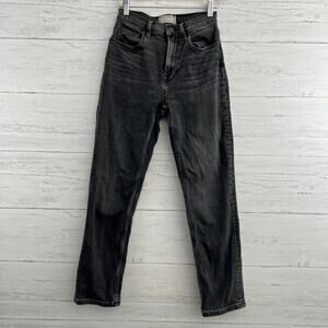 Everlane Dark Wash High Rise Straight Denim Jeans Size 6
